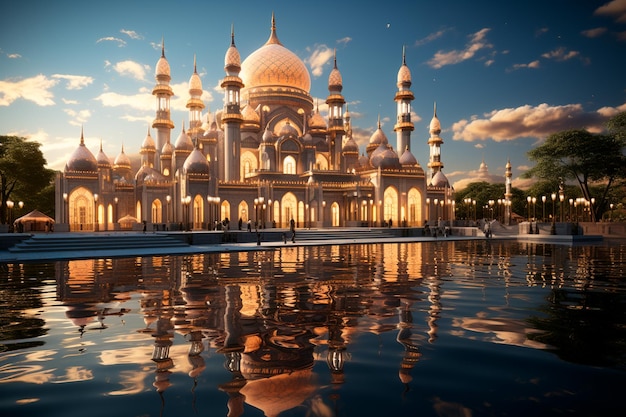 mesquita branca na grande mesquita dubai