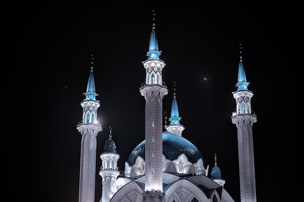mesquita de arquitetura paisagística em Kazan, Rússia Kremlin