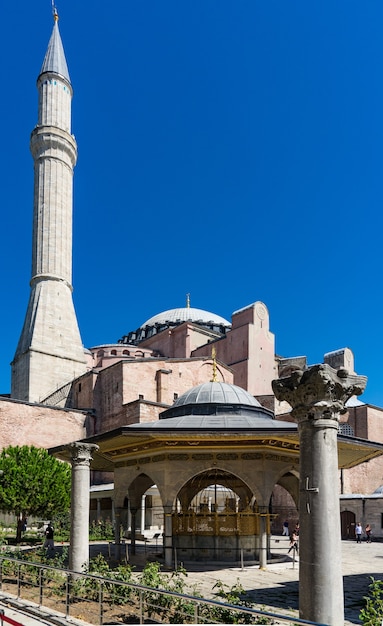 Mesquita de Hagia Sophia em Sultanahmet, Istambul, Turquia.