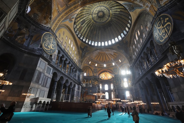 Mesquita de Hagia Sophia na cidade de Istambul Turquia