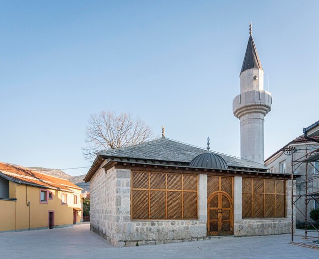 Mesquita do Sultão Ahmed na cidade velha de Trebinje, Bósnia e Herzegovina
