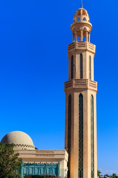 Foto mesquita na cidade de hurghada, egito