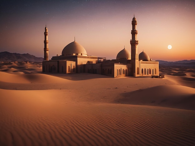 Mesquita no meio de um deserto estético