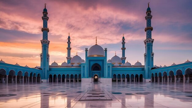 Foto mesquita sagrada islâmica em madina