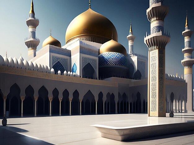 Mesquita Sheikh Zayed criada com IA generativa