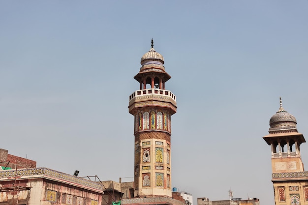 Mesquita Wazir Khan em Lahore, província de Punjab, Paquistão