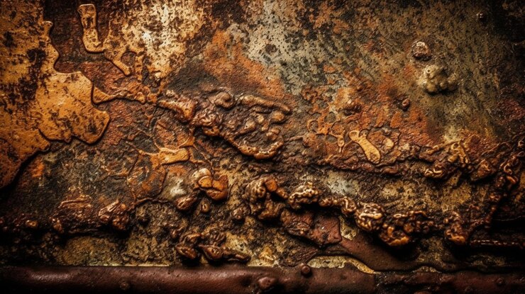 Foto metal viejo grunge cobre bronce textura oxidada