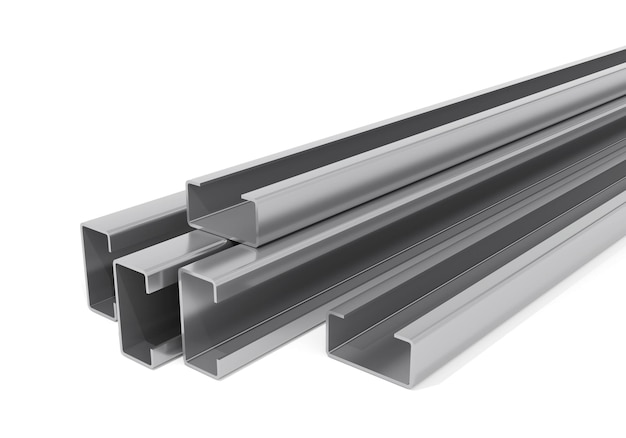 Metallbalken mit C-Kanal für den Bau