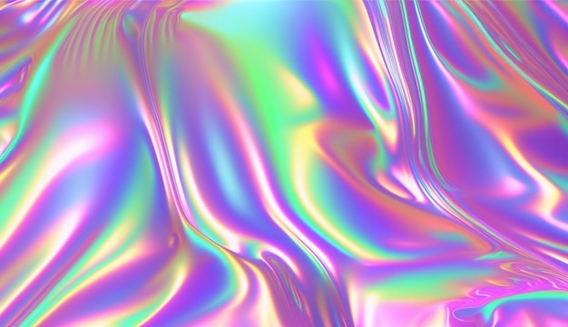 Metallische holografisch schillernde Farbverlaufstapete