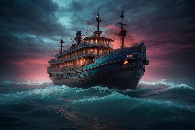 Metaverse Ghost Ship Digitales nautisches Mysterium