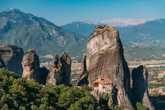 Meteora-Klöster Griechenland Das Kloster Rousanou oder St. Barbara