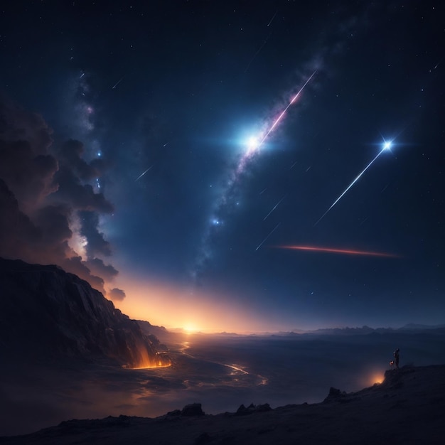 Meteoros Estrelas atiradoras Meteoroides Chuvas de meteoros Queda de estrelas Estrelas espaciais Detritos espaciais Rochas espaciais