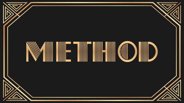 Foto methode jazz gold text