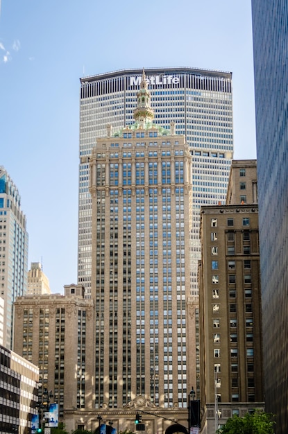 Foto metlife-gebäude an der park avenue new york city usa