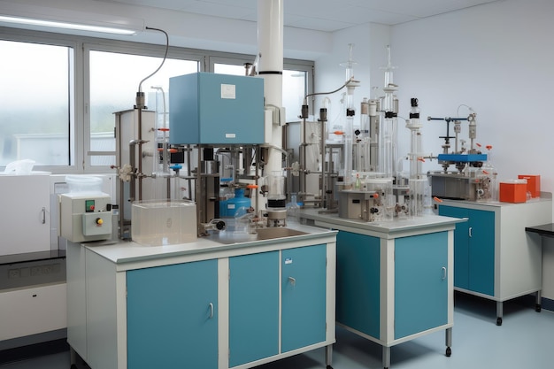 Métodos de extracción y procesamiento en laboratorio con equipo visible