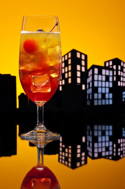Foto metropolis tequila sonnenaufgang-cocktail