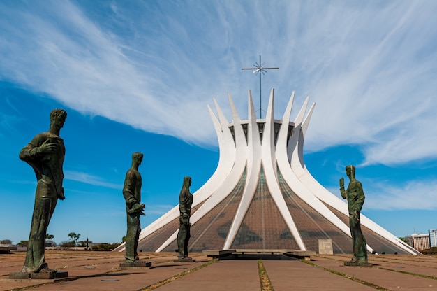 Metropolitan Cathedral Brasilia df Brasilien am 14. August 2008 von Oscar Niemeyer