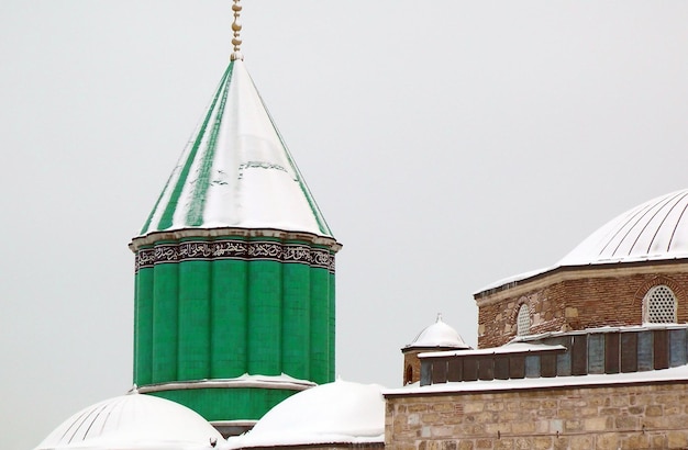 Mevlana Museumsgrab am Wintertag