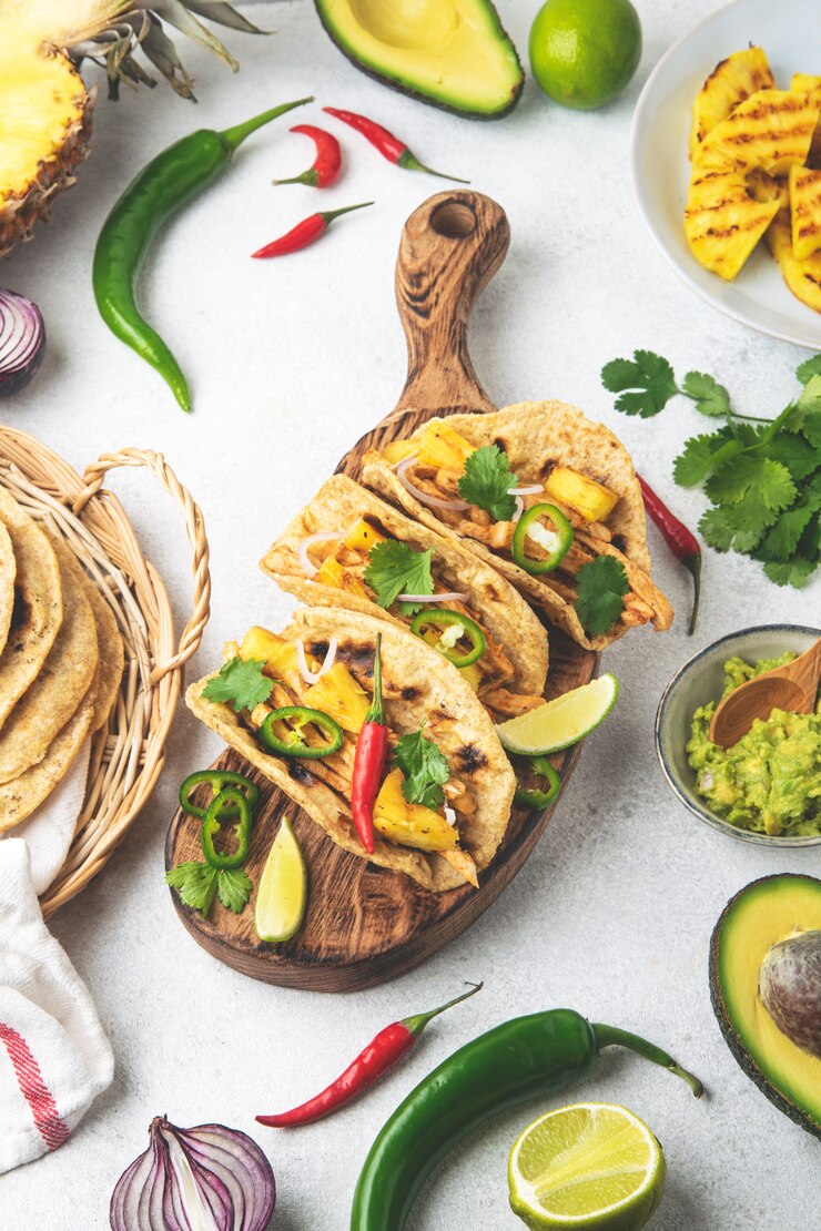 Mexican tacos al pastor