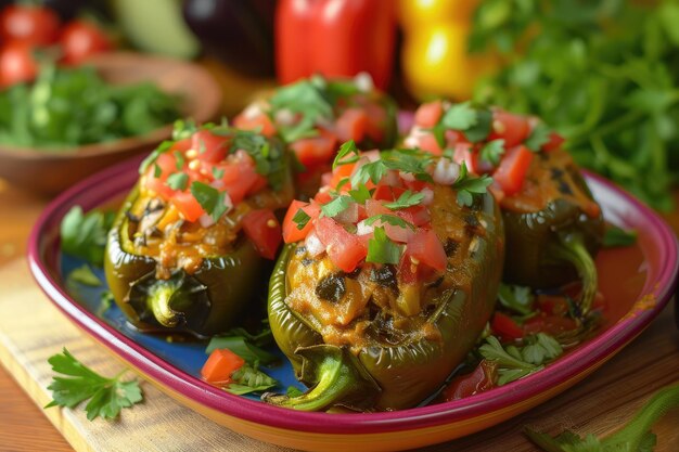 De México con amor Chiles Rellenos Un giro picante en los pimientos rellenos