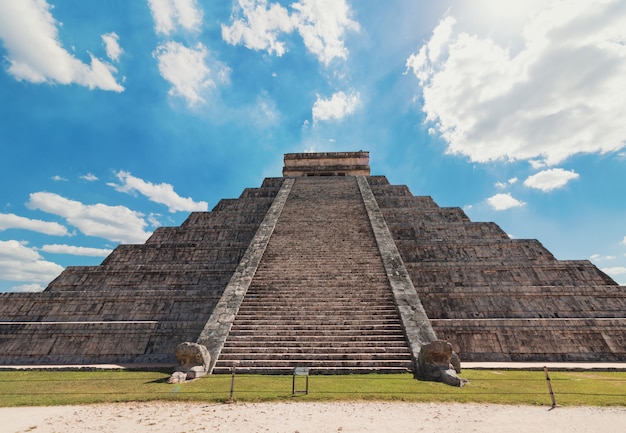 Foto méxico chichen itza maya ruins