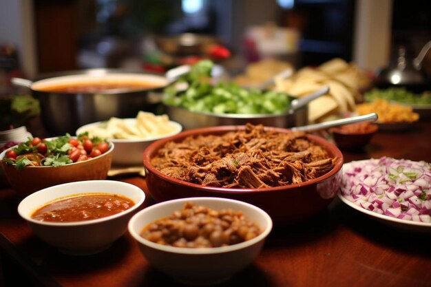 Mexikanische Tradition Pozole Potluck