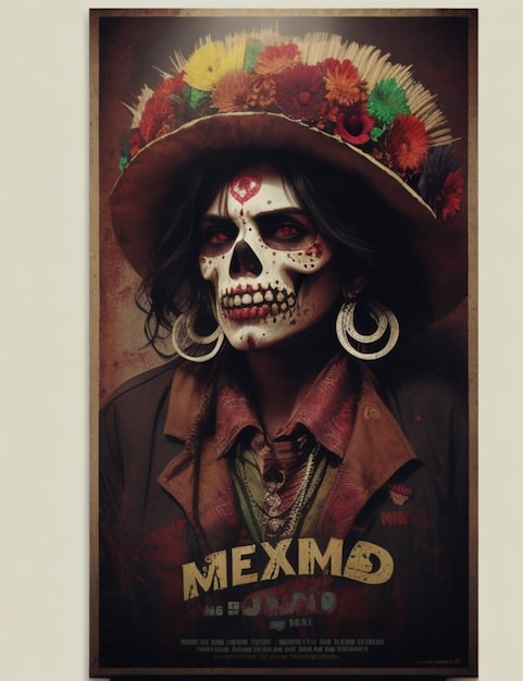 mexikanischer tag der toten poster schädel der toten hd