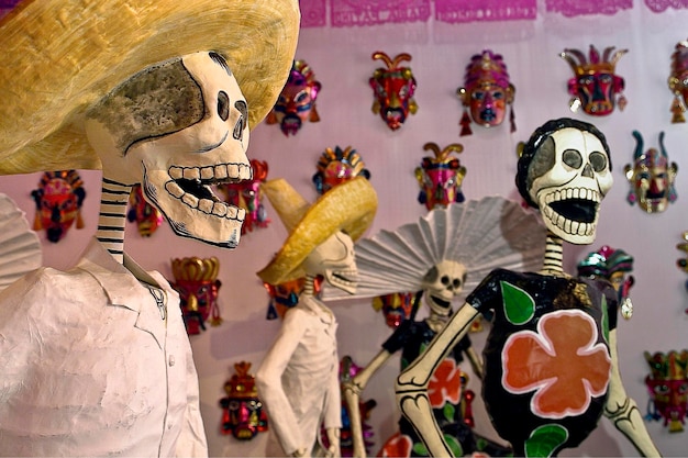 mexikanischer tag der toten traditionen tag des toten altars mexikanische schädelkulturen und religionen