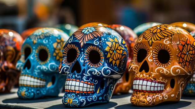 Mexikanisches Fest, das als Tag der Toten bekannt ist.