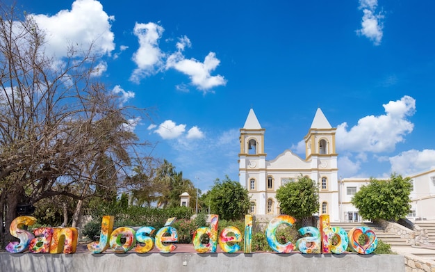 Mexiko Kolonialstraßen und farbenfrohe Architektur von San Jose del Cabo im historischen Zentrum