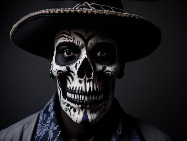 Mexikos Tag der Toten ai generativ