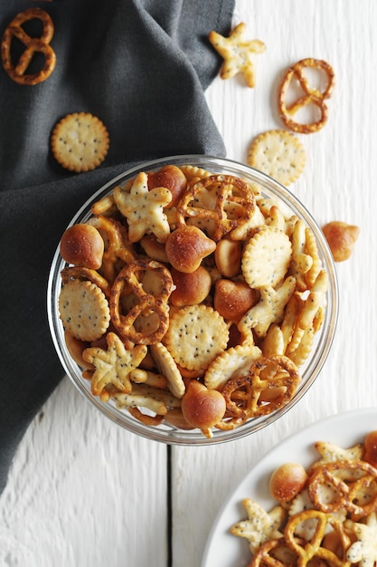 Mezcla de galletas pequeñas