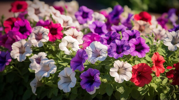 Mezcla de petunias multiflora