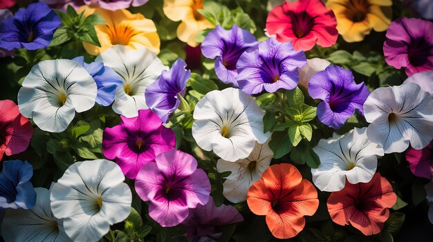 Mezcla de petunias multiflora