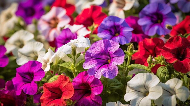 Mezcla de petunias multiflora