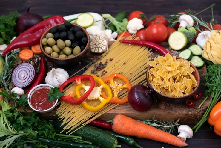 Una mezcla de productos herbales para la cocina mediterránea y vegetariana.