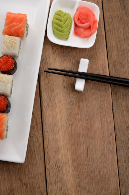 Mezcla de sushi conjunto