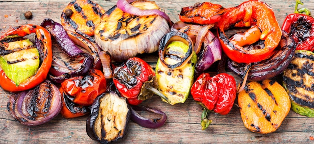 Mezcla de verduras a la parrilla