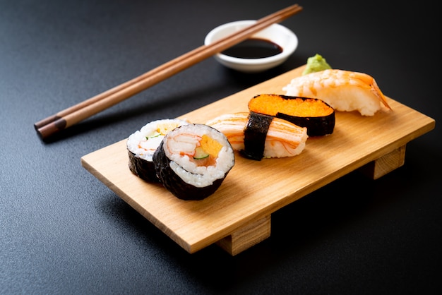 mezclar sushi set