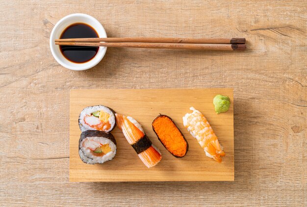 mezclar sushi set