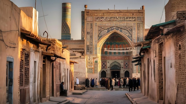 Foto mezquita al saleh la gran mezquita de sanaa en el yemen