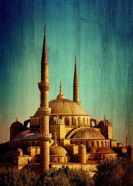 Foto la mezquita azul de estambul