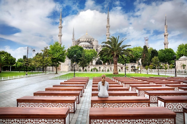 mezquita azul en Estambul