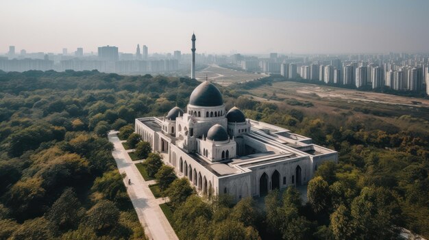 Una mezquita en la ciudad de Kashgar