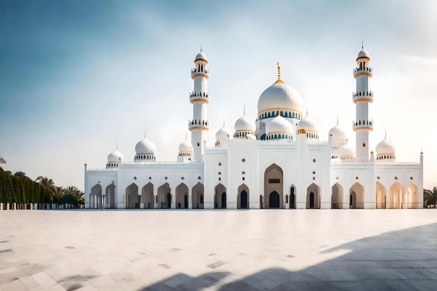 Una mezquita en la ciudad de la persona.