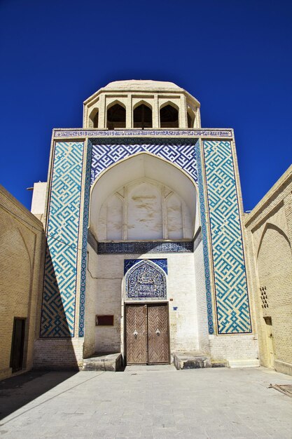 La mezquita en la ciudad de Yazd, Irán