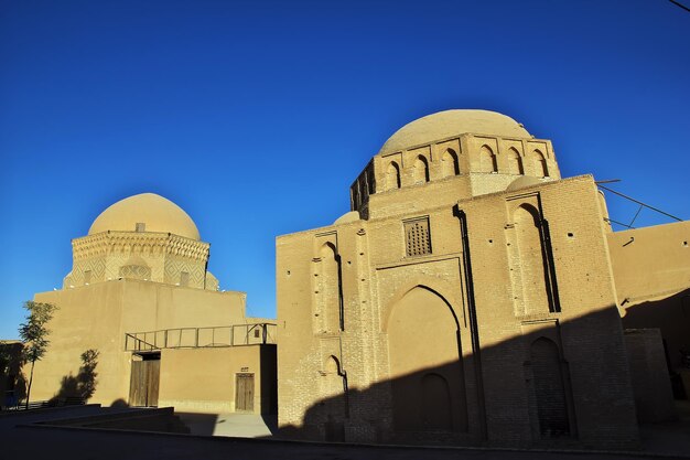 Foto la mezquita en la ciudad de yazd, irán