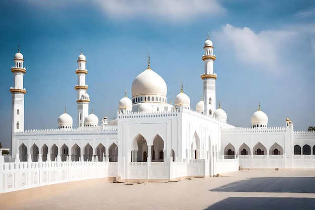 Una mezquita en la ciudad