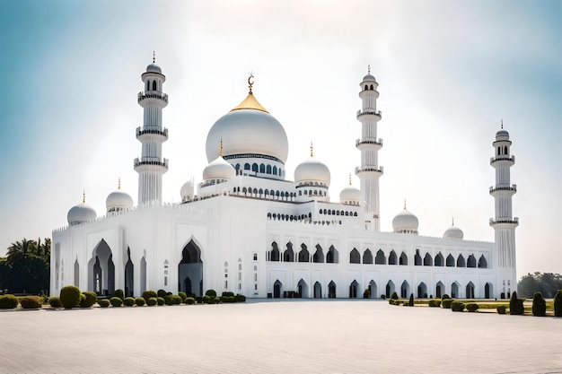 Una mezquita en la ciudad