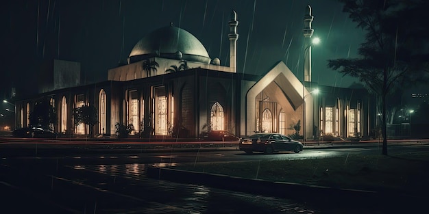 La mezquita es generativa.